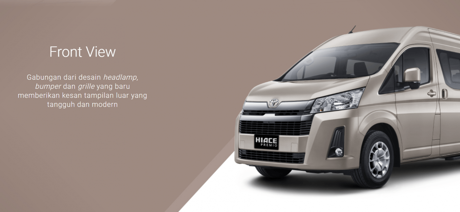 New Hiace Commuter & Premio Eksterior premio eks 2